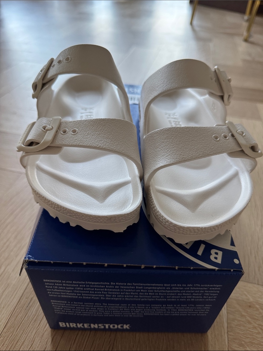 Birkenstock Arizona EVA Sandals in Off-White